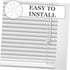 240pcs Gadpiparty Shutter Repair Replacement Plastic Shutter Fasteners for Easy Installation of Window and Louvers