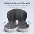 Celinva Tailbone, (1, Orthopedic Cushion for Office Chair and Car, Memory Foam Seat Cushion with Lumbar Support Pillow