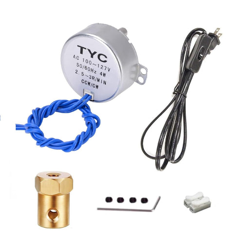 Electric Synchronous Motor, 50/60Hz AC 100~127V, 4W CCW/CW for Hand-Made Projects