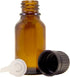 GreenHealth 15 ml Amber Glass Bottle with Euro Dropper, 6 Pack