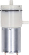 Miniature Vacuum Pump, Micro Air Pump DC Diaphragm Pump with 90 Degree Angle Ports, White