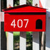 5 inch Number Stencils, 20PCS 0-9 Address Curb Stencil Kit, Reusable Plastic Interlocking Stencils with Masking Tape
