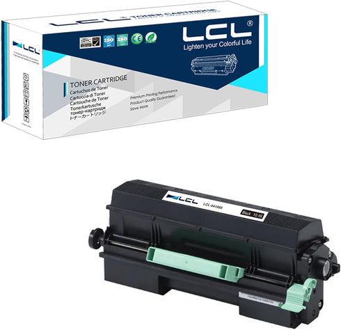 LCL Compatible Toner Cartridge Replacement for Ricoh 841886 SP 4520DN MP401SPF MP402SPF (1-Pack Black)