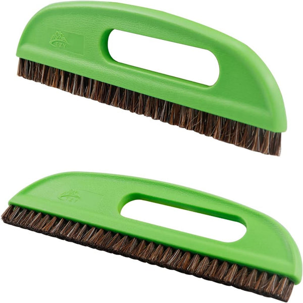 Horse Hair Wallpaper Brush, Two Rows of Short Hair Wallpaper Tools Multipurpose Wallpaper Smoothing Brush