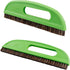 Horse Hair Wallpaper Brush, Two Rows of Short Hair Wallpaper Tools Multipurpose Wallpaper Smoothing Brush