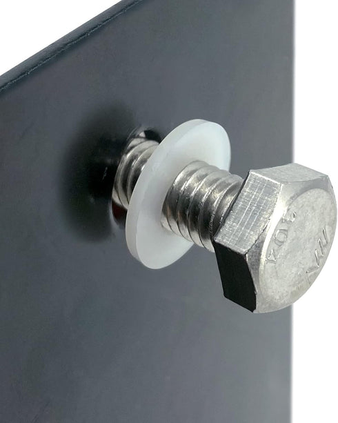 16PCS 304 Stainless Steel Post Attachment Kit, Sign Mounting Hardware, Bolts and Nuts for U Channel Post