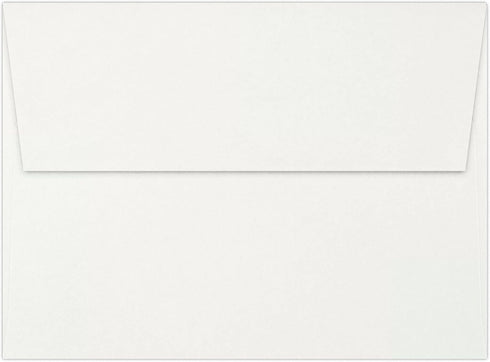 LUXPaper A7 Invitation Envelopes | Peel & Press | 5 1/4" x 7 1/4" | Natural White | 80lb. Text | 100% Cotton | 50 Qty by LUXPaper
