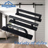 HOMOTEK 4 Pack Self-Adhesive Sliding Closet Door Handles, Instant Self-Stick Cabinet Drawer Handles, Stick-On Kitchen