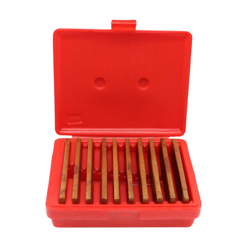 10 Pairs Precision Parallel Steel Set 1/8" x 6" - Thin Steel Machinist Tools with Accuracy 0.0002"