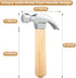 Hammer, Claw Hammer with Wood Handle and Steel Hammer Head, 8 OZ Small Hammer for House & DIY by Cor cordium