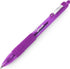 Z-Grip Smooth Retractable Ballpoint Pen, Pack of 6, Purple