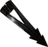 Ironsmith Lighting Products In-Ground 8-Inch Support Stakes - Low Profile Spike Mount for 12V Light Fixture with 1/2" NPT Thread, Universal Use, Flat Top with Wireway - Bronze or Black by Classic Light Bulb