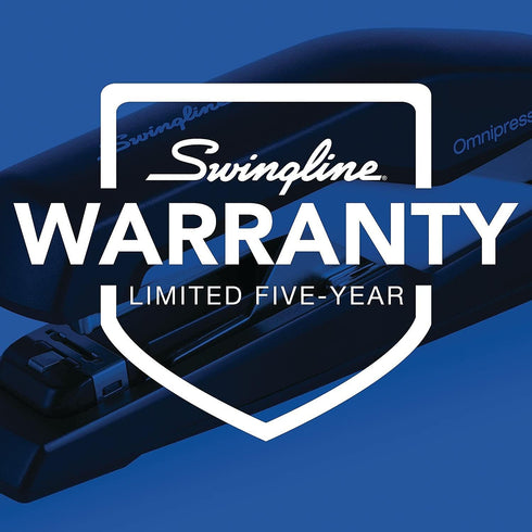 Swingline Omnipress 60 Stapler, 60 Sheet Capacity, Press Anywhere for Easier Use, Black/Gray (5000590A)