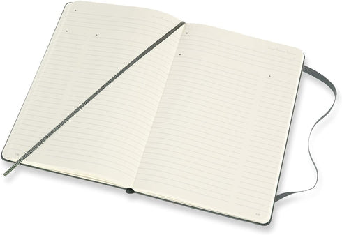 Moleskine PRO Large Notebook, Hard Cover, 240 Pages (5" x 8.25"), Professional Project Planning, Forest Green