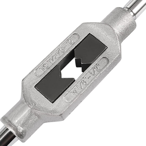 uxcell Adjustable Tap Wrench Handle for Metric M3-M12 Taps, Thread Tap Holder Reamer Tool for Machinist