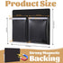 Jaloro 8 Pack 12 9.5 Inch 2 Magnetic File Holder for Refrigerator x Hanging Paper Organizer Black Board Organizer