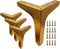 M MIMHOOY 5 Inch Gold Furniture Legs, Legs for Furniture Set of 4 Cabinet