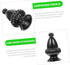 ARTIBETTER 2pcs Lamp Shade Finial Knobs Easy Install Decorative Accessories for Table and Floor Lamps for Home