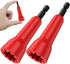 2Pcs Wire Nut Twister, Multifunctional Wire Twister Tool with 1/4inch Chuck for Electrician Drill