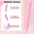 Fulmoon 50 Pcs Cute Ballpoint Pens Bulk, Medium Point 1.0 mm, Comfortable Writing for Teacher Student Bridal Shower