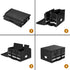 ENGPOW File Box with Lock, Fireproof Document Storage Organizer Box with Inserts for Hanging Letter and Legal Folders