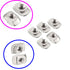 2020 Series T Nuts, 105pcs M4 Sliding T Slot Nut Hammer Head Fastener Nut for Aluminum Extrusion Profile