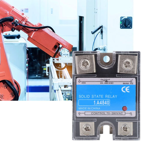YWBL-WH Solid State Relay, 70-280VAC Input, 24-480VAC Load, AC-AC Electrical Equipment SSR for CNC Machinery (Berm-1
