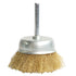 5pcs Brass Wire Wheel Brush Kit for Drill, Crimped Cup Brush with 1/4-Inch Shank