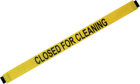 CLOSED FOR CLEANING Door Safety Sign with Magnetic Ends