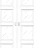 7/8" 2-3/32", 2 Pack, QCAA Solid Brass Shutter Bar/Door Latch, x Polish Brass, Made in Taiwan