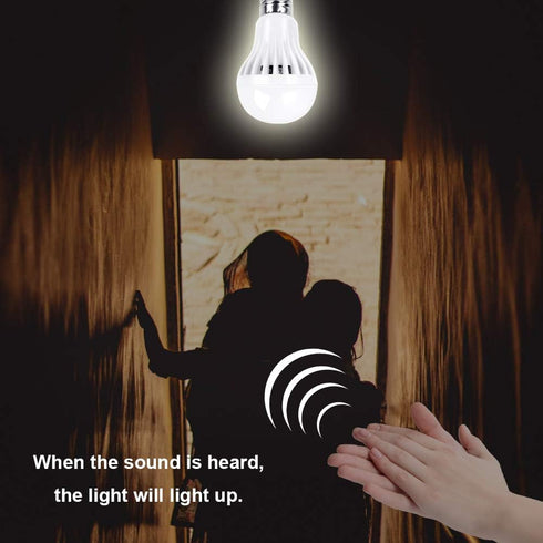 heaven2017 Bulb Bulb 3W Motion Sensor Light Super Bright Smart LED Sound Sensor Light