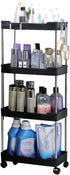 Storage Rack Multi-functional Storage Cart Utility Rolling Storage Cart Trolley with Lockable