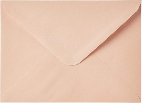 Paper Junkie Floral Envelopes for Invitations and Greeting Cards - Blush Pink, 5x7 in, 50-Pack