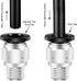 PC 1/4" Od x 1/4" NPT Thread Push to Connect Pneumatic Tube Fitting Male Straight Union Fittings (5 Pack)