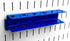 Wall Control Pegboard Screwdriver Holder Bracket, Slotted Metal Pegboard Accessory, Blue