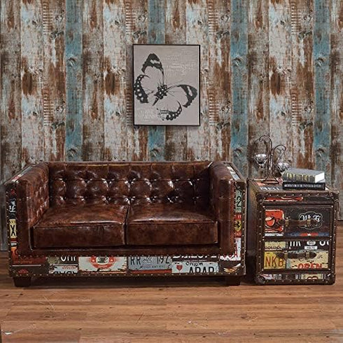 Dimoon 197''x17.7'' Waterproof Wood Peel and Stick Wallpaper, Removable Self Adhesive Faux Rustic Wood Grain