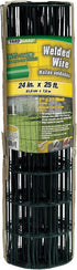 YardGard Welded Wire 2X3 Inch Mesh, 24 Inch X 25 Foot, 16 Gauge Green Vinyl Coated Steel Wire Fence