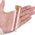12PCS 50ml Glass Test Tubes with Cork Stoppers, Clear Flat Test Tubes for Bath Salt, Candy Storage