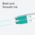 U Brands Low-Odor Dry Erase Markers, Set of 12, Medium (2 mm) Point, Green