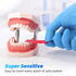 Annhua 300 Sheets Dental Articulating Paper, 100 Micron Red Plastic Dispenser, Easy to Use, 55 x 18 x 0.1mm