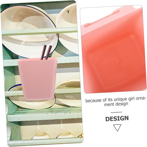 5-Piece Rolling Cart Accessories - Hanging Cup Storage for Makeup & Pens