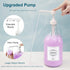 2 64 oz Pcs Glass Liquid Laundry Detergent Dispenser with Pump (Upgraded), Dispenser for Laundry Room, Half Gallon