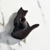 Zeizafa 4Pcs Drawer Pulls Cats Shape Dressers Knob Cupboard Handle Unique Furniture Handle Simple Bedside Cabinet Pull