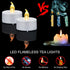 Lights:200 Pack 200Hours Tappovaly Battery Operated LED Tea Flameless Votive Candles Lamp Realistic and Bright