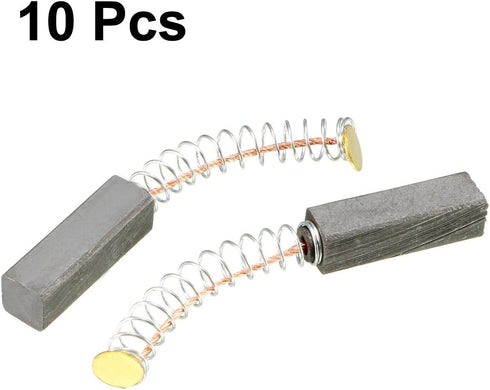 uxcell 10Pcs Carbon Brushes, 20mmx6mmx6mm for Electric Motor, Power Tool Replacement Repair Parts