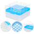 iplusmile Polycarbonate Freezer Boxes, 25-grids Cryovial Storage Box, Polycarbonate CryoBox Vial Rack for