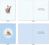The Best Card Company 20 Assorted Baby Notecards Box Set, 4 x 5.12 Inch with Envelopes, Zoo Babies AM6726BBG-B2x10