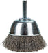 Forney 60006 Cup Brush, Fine Crimped Wire with 1/4-Inch Shank, 2-1/2-Inch