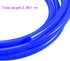 DMiotech 1/4"(6mm) ID 3/8"(10mm) OD 3.3 Feet Silicone Tube, Blue Industrial Tubing for Water Air Pump