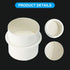 4 Inch 2Pcs PATIKIL Backdraft Damper, PVC Ducting Hose Airflow Insert Backflow Preventer Shutter, One-Way Draft Stopper